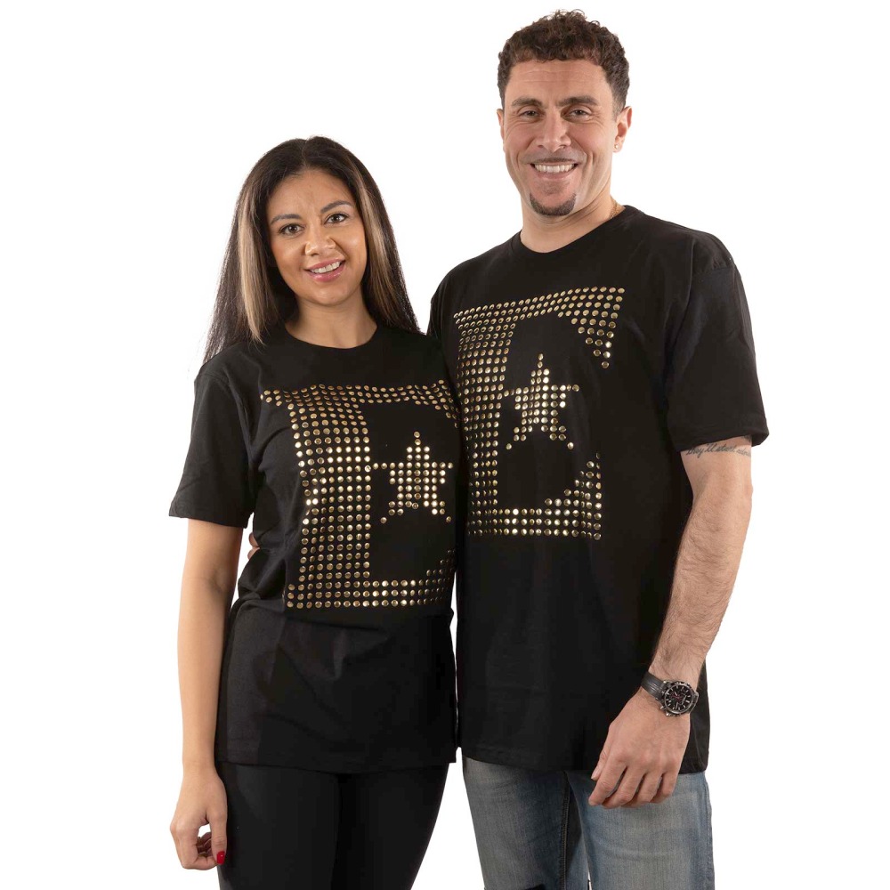 Elton John - E Logo Heren Tshirt - Zwart